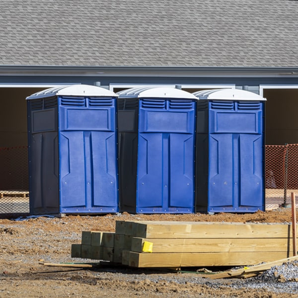 is there a specific order in which to place multiple portable toilets in Harahan Louisiana